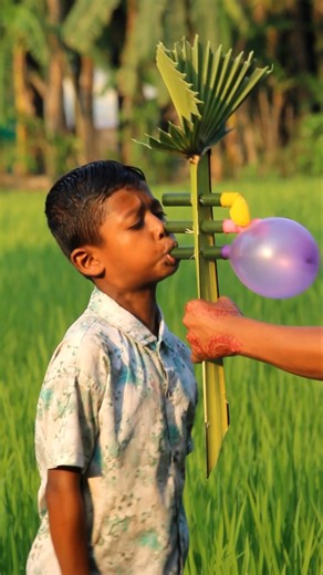 Unbelievable Bamboo Balloon Experiment! 🎈🤯 #DIY #Innovation #ScienceFun #Creative #Amazing #art