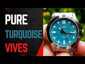 This Casio Looks Expensive — MTP-VD01D Turquoise Dial Review
