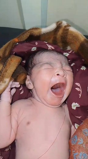 40K views · 1.1K reactions |  crying newborn #baby #cute #afterbirth | Priyanka Minda | Facebook