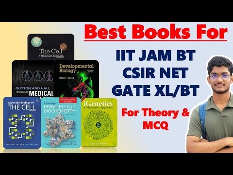 Best Books for CSIR NET Life Science, IIT JAM BT, GATE XL, GATE BT.