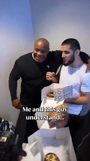 1.4M views · 28K reactions | That double champ taste hits different... ‍ DC and Islam poking fun at Khabib 藍  Red Corner MMA | TNT Sports | Facebook