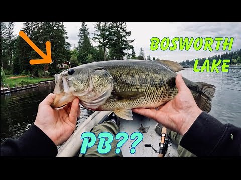 Fishing a Washington State RECORD Bass Lake!!