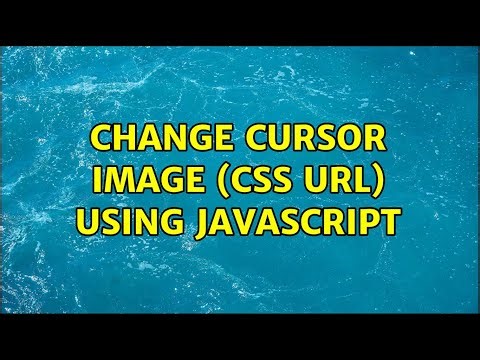 Change cursor image (CSS URL) using Javascript (2 Solutions!!)