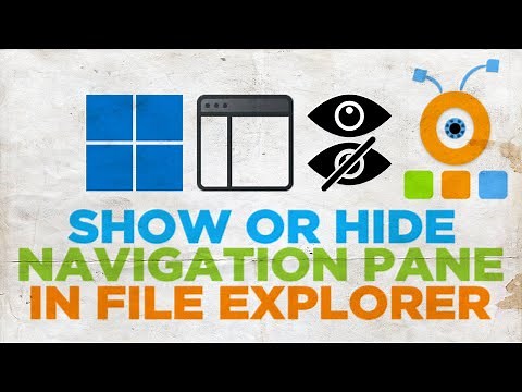 How to Show or Hide Navigation Pane in File Explorer in Windows 11