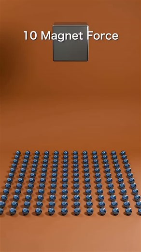 🅱🅻🅸🅽🅳🆈 ➂Ⓓ on Instagram: "Title：Magnet Physics Simulation Follow for more #3danimation#3dart#blenderanimation#blender3"