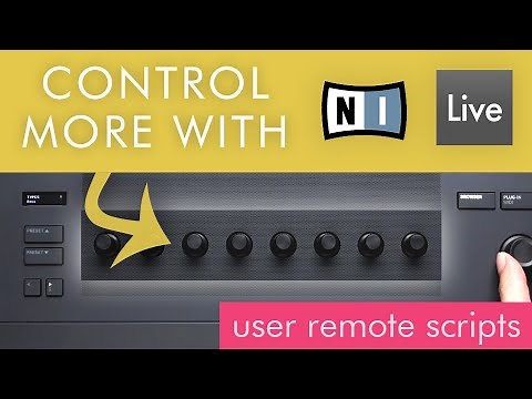 HOW TO CONTROL ABLETON LIVE DEVICE MACROS: NI A-Series and M32 MIDI Controller | Ableton Live