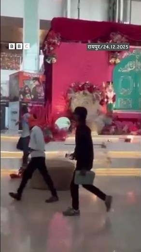 Chhattisgarh में हिंदू संगठनों ने Christmas के विरोध में कई जगहों पर की तोड़फोड़ #shorts (BBC Hindi)
