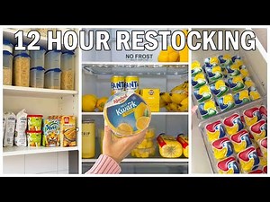 12 Hours Of Restocking/Organizing/Cleaning ASMR Videos To Fall Asleep To