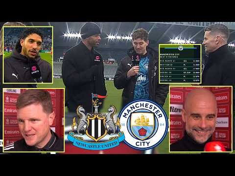 Newcastle vs Man City 1-3 Post Match Analysis | Marmoush, Stones, Guardiola & Eddie Howe Reactions