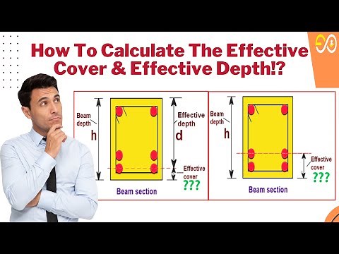 How To Calculate The Effective Cover & Effective Depth Of A Simply Supported Beam
