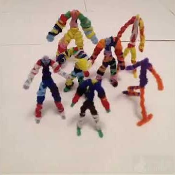 How to make a pipe cleaner action figure