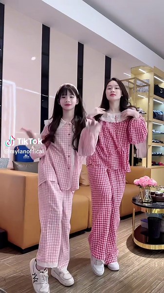 Synchronized Dance Routine in Matching Pajamas