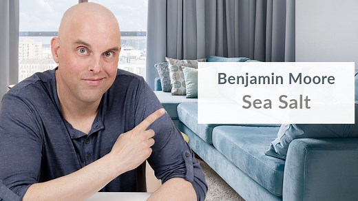 Benjamin Moore Sea Salt Color Review