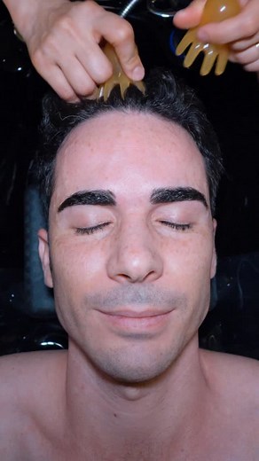 Alex FaBB | ASMR Massages and Barbers on Instagram: "ASMR: Relaxing Vietnamese Head Spa Water Massage with Guasha Tools 🎥Watch the full video on my Youtube channel! 📍 Ukiyo Spa @ukiyospa.vn in Ho Chi Minh City, Vietnam ⭐️Follow for More! Treatment included: - Head massage with guasha tools & combs - Face wash & deep face massage - Lip mask & face mask - Shampoo - Arm & Hand Massage - Neck & shoulder massage with stretching - Blow dry All done while the massage chair massages your whole body 💆