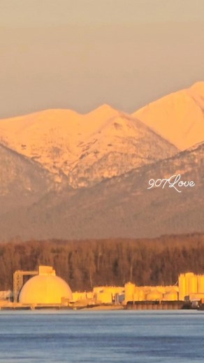 while waiting for the moonrise🧡 #Alaska #907LOVE | 907love