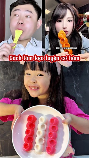 Cách làm kẹo luyện cơ hàm #mehuongemmi | kẹo dai cắn không đứt