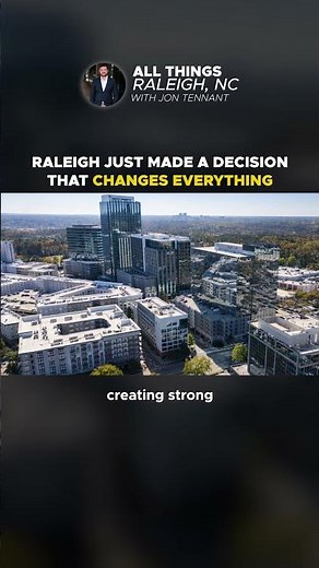 Raleigh NC just made a major decision about how the city wants to grow