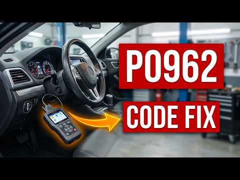 How To Fix P0962 Code - Transmission Pressure Solenoid A Control Circuit Low
