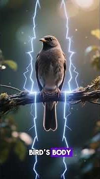 Why Birds Don't Get Electrocuted on Power Lines #science #physics #facts