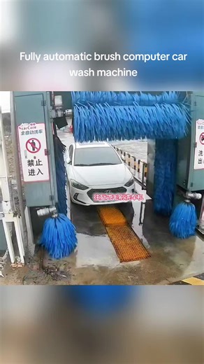 Fully automatic brush computer car wash machine#carwashing #buswashing #buswash #carwash