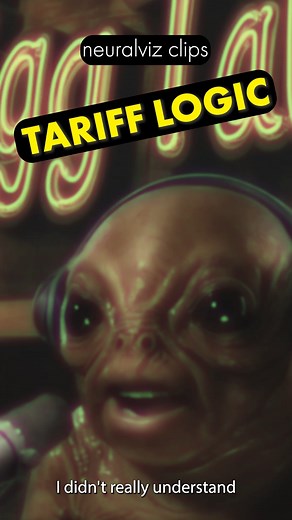 Neural Viz | Tariff Logic #interdimensional #adultswim #alien #rickandmorty #fyp #foryou #fypage #fypシ #fypシ... | Instagram