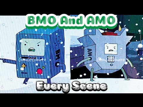 BMO And AMO: Every Scene: Adventure Time
