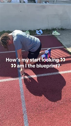 First day back to sprinting from a hamstring strain #track #fyp #blueprint #trackandfield #start