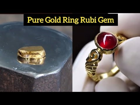 Ruby Stone Gold Ring | More Than Forever 💎