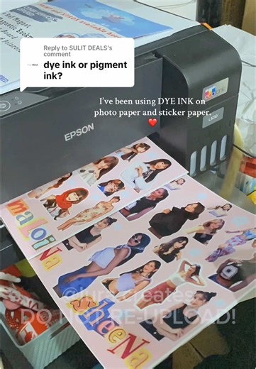 SULIT Deals: DYE INK for Epson Printer Stickers