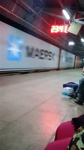 CONTAINERS TRAIN CROSSING AT NIGHT|KODERMA JUNCTION|