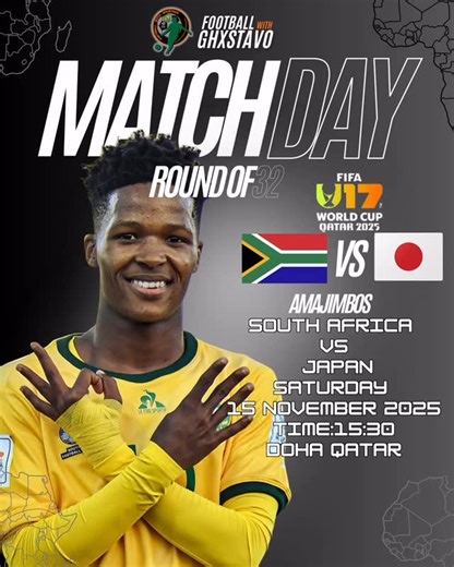 South Africa play Japan in the fifa UNDER 27 World Cup Round 32 #mamelodisundowns #kaizerchiefs #fifau17worldcup #trending #fblifestyle | Football With ghxstavo | Facebook