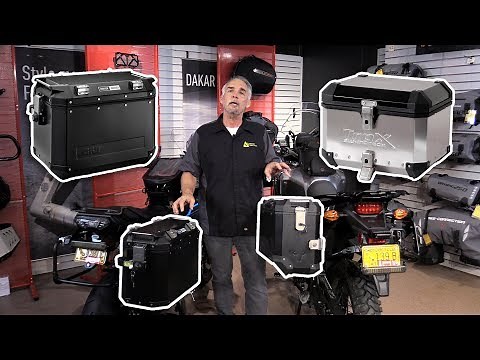 Luggage Showdown! - GIVI Trekker Outback vs. SW-MOTECH TRAX Side Cases | TwistedThrottle.com