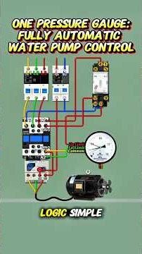 One Pressure Gauge, One Minute: Fully Automatic Water Pump Control⚡️💡 #waterpumpcontrol #motor