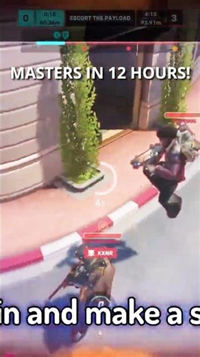 Hit Masters in 12 HOURS?! 😳 (Overwatch) #Overwatch2 #OverwatchShorts #RankUp #OverwatchGuide