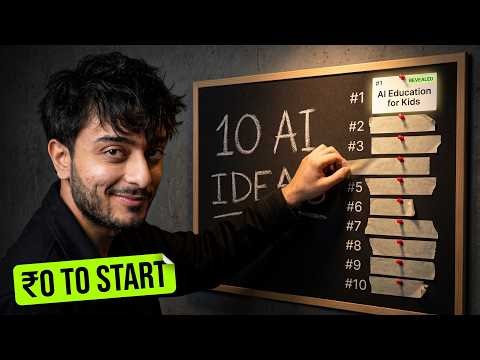 10 Unique AI Startup Ideas for Solo Entrepreneurs (₹0 to Start)