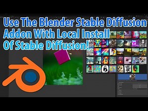 Running Stable Diffusion Locally With Blender Addon