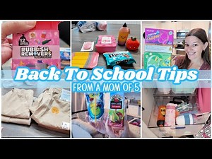 Back to School Tips You Wish You Knew Sooner!