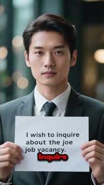 Word Vs Word-Ask Vs Inquire #consistency #vocabulary #viral #dailywords #englishlanguage