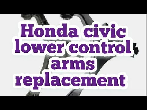 2005 honda civic lower control arm removal and installation.