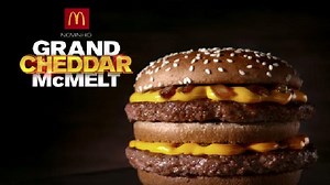 The new Grand Cheddar McMelt burger from McDonald's