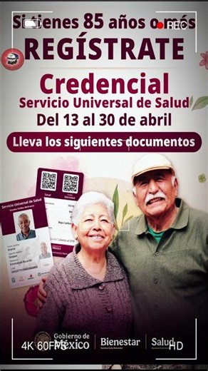 ARIADNA MONETIEL ANNOUNCES the REGISTRATION of the NEW UNIVERSAL HEALTH SYSTEM
