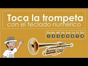 Toca la trompeta con el teclado numérico