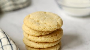 NEW RECIPE! Eggless sugar cookies are a quick and easy small batch cookie recipe you can make, even when you’re out of eggs! Or, if you’re baking for those with egg allergies. Full Recipe -> https://www.dessertfortwo.com/eggless-sugar-cookies/ | Dessert For Two