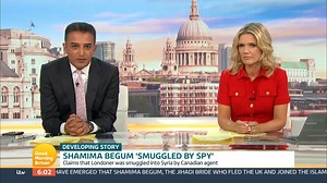 22K views · 221 reactions | There are claims the former Islamic state teenage bride Shamima Begum was smuggled into Syria with the help of a Canadian spy, and the Metropolitan Police and the British Government were told of the agent's involvement but chose to keep it secret. | Good Morning Britain | Facebook