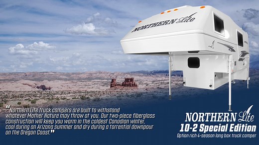 10-2EXCD SE Dry | Northern Lite 4-Season Truck Campers