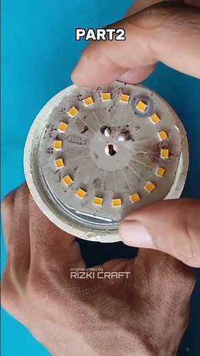 How to remove and install a SMD LED on a bulb PCB #tutorial #idea