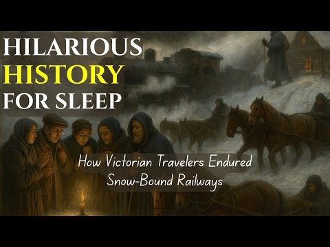 How Victorian Travelers Endured Snow Bound Railways and Stagecoaches | History For Sleep