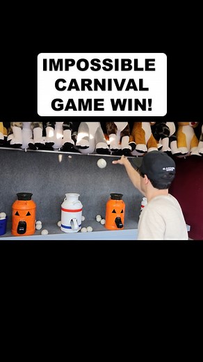 How I Won This Impossible Carnival Game - TWICE IN A ROW!!! #carnivalgames #carnival #amusementpark | Arcade Matt