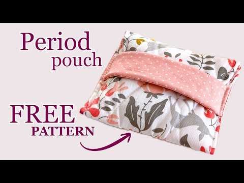 DIY Period Pouch | Discreet Pad Holder (Free PDF Pattern)