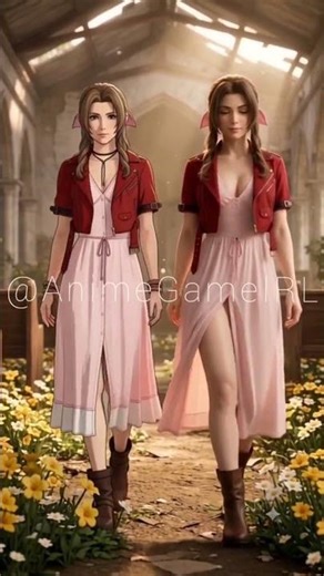 Final Fantasy VII Hot Sexy Aerith AI Cosplay IRL 🔥